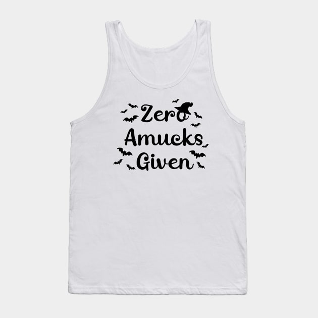 Zero Amucks Given Tank Top by talanko